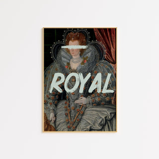 Vintage Royal FRAMED WALL ART POSTER - The Art Snob